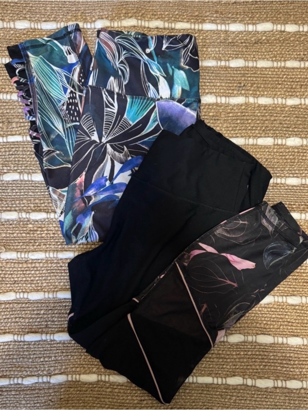 RBX Leggings Lot of 2 work out leggings Size Large athleisure Activewear